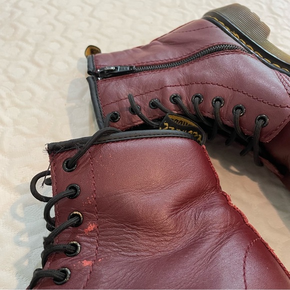 Dr. Martens Kids Boots - Burgundy - Picture 8 of 9